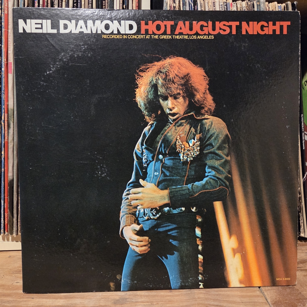 Neil Diamond "Hot August Night" vintage Vinyl Record